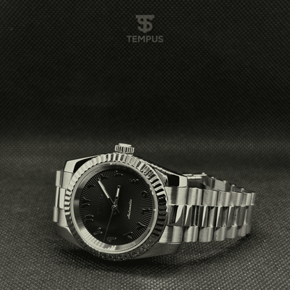 Datejust Mod- Textured Arabic Black