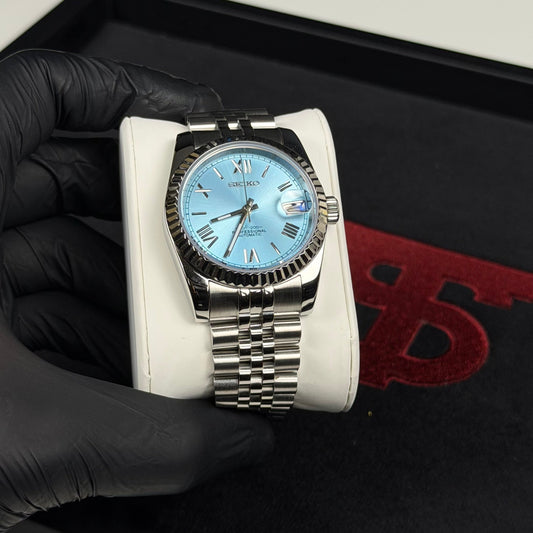 Datejust Mod - Roman Baby Blue/Jubilee 36mm