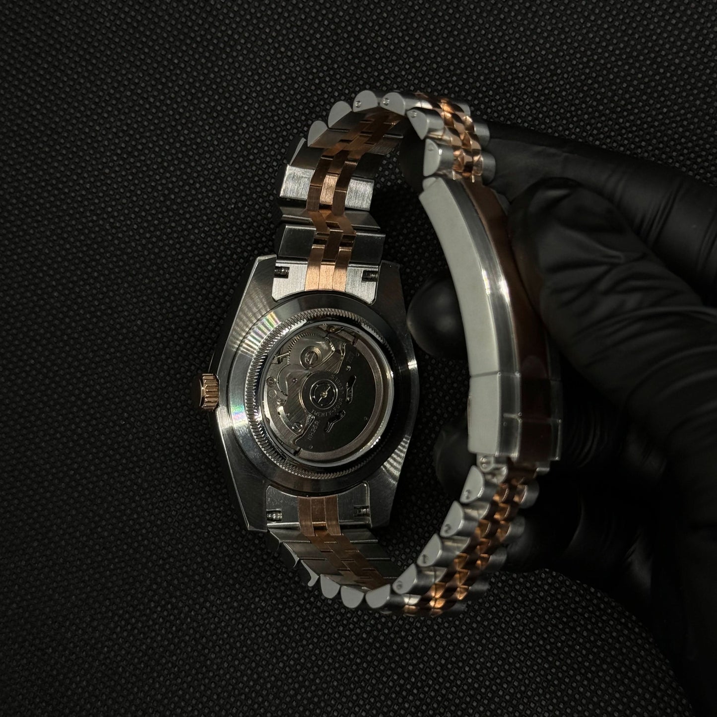 Datejust Mod - Roman Two-Tone Chocolate